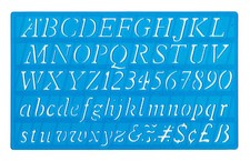Gabarit Pochoir Lettres