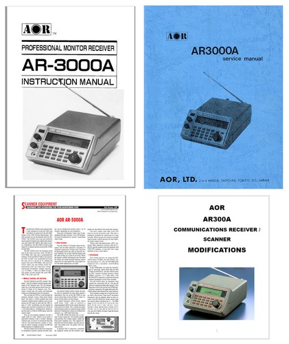 Aor ar3000a operating manual - manual, +