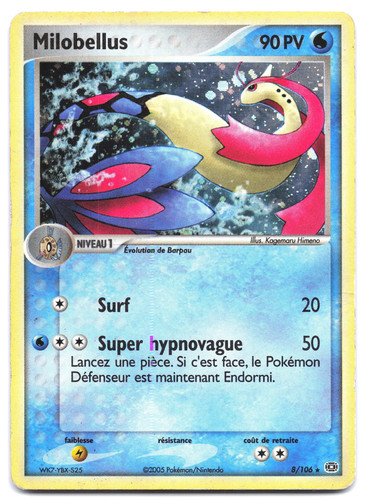 Carte pokémon milobellus - pokémon,