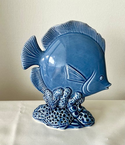 Poisson faïence bleue - poisson,