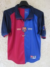 Maillot BARCELONE FC BARCELONA 1999 2000 centenary shirt camiseta NIKE 18 20 XS