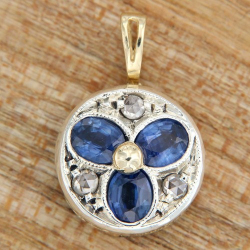Pendentif jaune 14 - or,