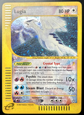 Pokémon - Lugia Crystal 149/147 HOLO with SWIRL Aquapolis PSA - 8