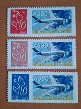 Timbres Marianne A380-40N1-3 2006 Certification Airbus A380 
