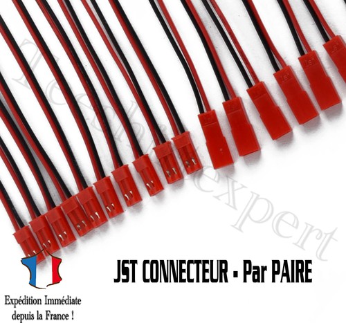 Paire connecteur jst - paire,