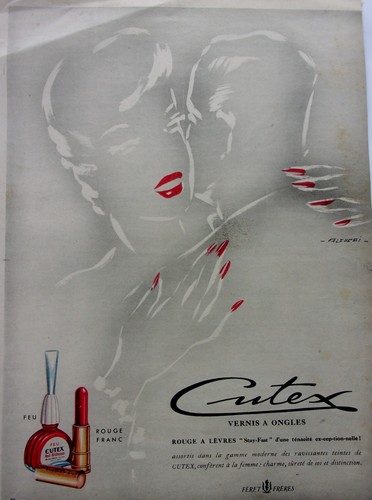 Publicite beauté cutex - ,