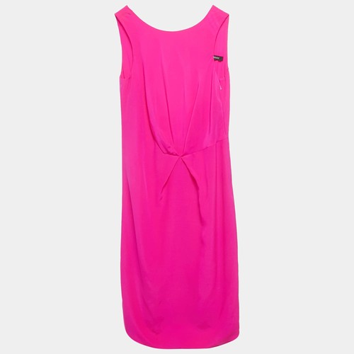 Mini robe ouverte dos soie - mini,