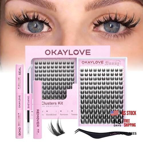 Bunny lash clusters kit - bunny,