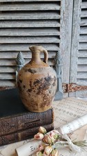 Ancien pot gres beige cruche - gres,