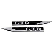 2pcs Pour GTD Métal Badge