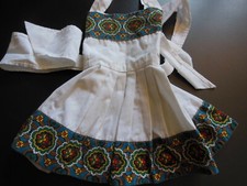 Petite robe ancienne enfant poupée style hippie très typé pur vintage B4