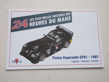 AUTO CARTE 24h du MANS 1997 PANOZ ESPERANTE GTR1 - LAGORCE BERNARD BOUILLON