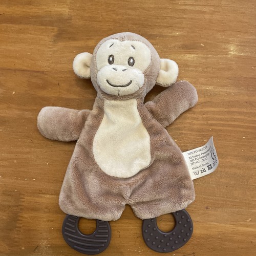 Doudou plat singe marron