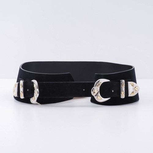 Maje women belt suede black - maje,
