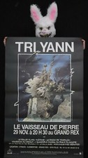 TRI YANN - Le Vaisseau de Pierre - Affiche originale Grand Rex 1988 - BILAL