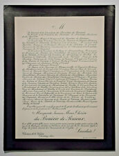 BOUEXIC DE PINIEUX Chateau Venerie Thoissey FAIRE PART Morlaincourt Berard 1912