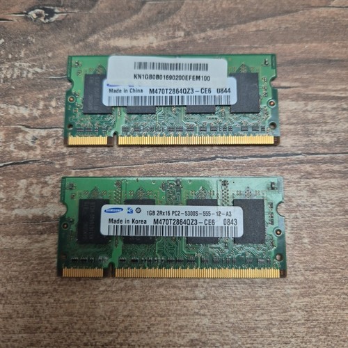 Barrette mémoire 1go ram - 2x,