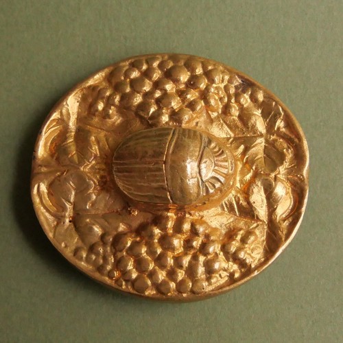 Boucle bronze doré art - -,