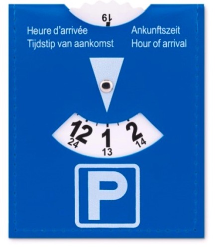 Disque horaire bleu manuel - horaire,
