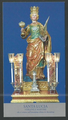 Image pieuse santa lucia - image,