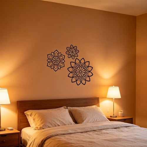 Art mural fer - mural, noir