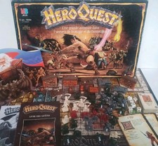 HeroQuest 1989 MB Games Workshop Première Édition Française Complet 
