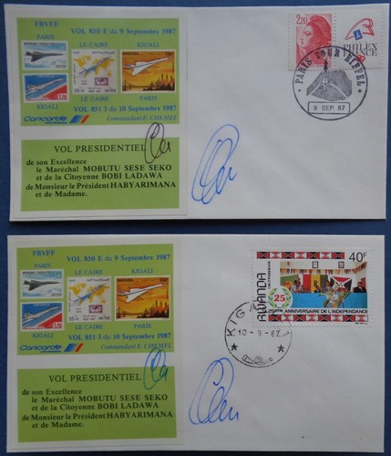 Lot enveloppes concorde vol - concorde,