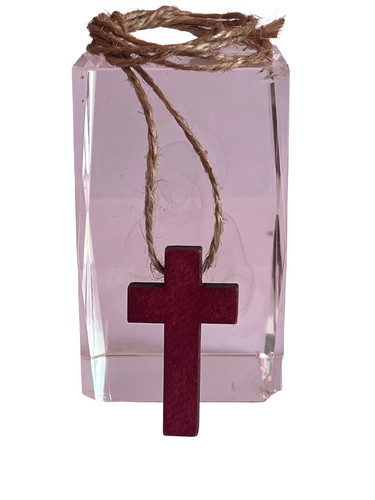 Collier croix bois - croix, |