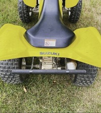 LTZ400 REAR Raw STEEL GRAB BAR