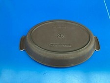 PLAT Le CREUSET EN FONTE OVALE
