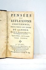 LIVRE ANCIEN NEPVEU REFLEXIONS