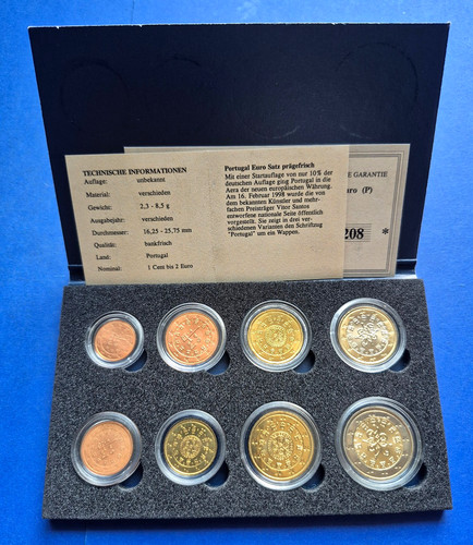 Set série pièces - 8, euro