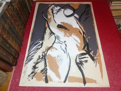 Lithographie originale signee - originale,
