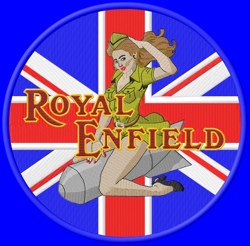 Royal enfield pin girl xl - royal,