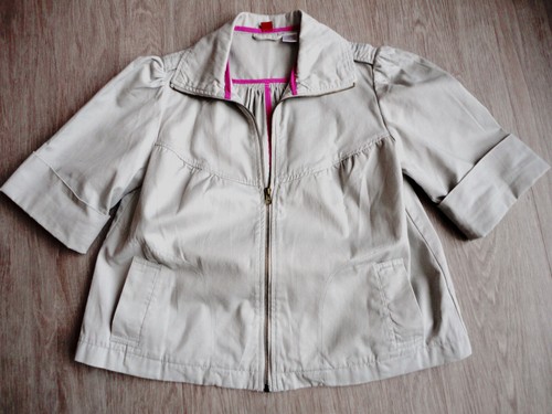 Veste coton gris clair - coton,
