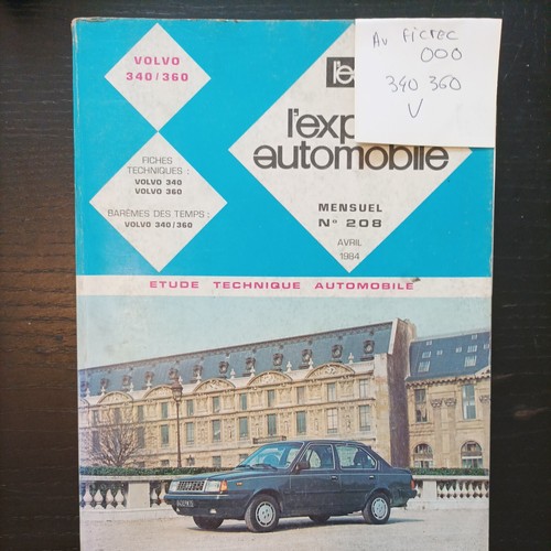 Revue technique volvo - technique,