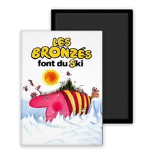 Les Bronzés font du ski version 1 - Magnet Frigo 54 x 78 mm