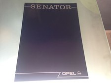 Catalogue brochure Katalog Prospekt OPEL SENATOR Année 1989 26 pages