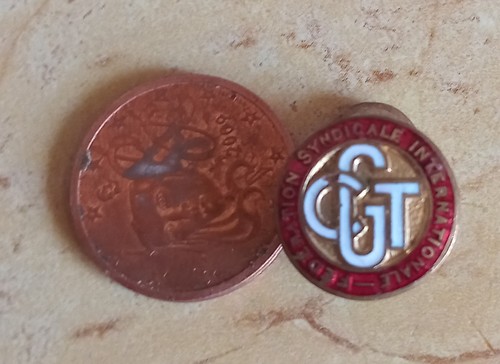 Insigne boutonnière cgt - insigne,