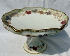 COMPOTIER COUPE A FRUITS EN  FAIENCE DE CREIL ET MONTEREAU SERVICE FONTAINEBLEAU