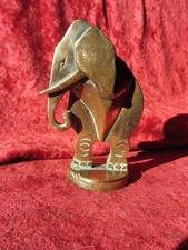 RARE STATUETTE EN BRONZE ART DECO SIGNEE M.PLEY/ MASCOTTE MODELE A L'ELEPHANT