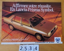 LANCIA PRISMA SYMBOL Série Spéciale Prospectus 2 pages Fr 3/1987