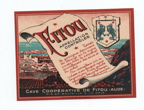 Ancienne étiquette vin - étiquette,