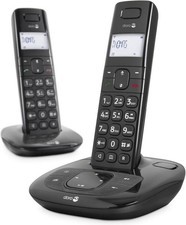 Téléphone sans fil Doro Comfort 1010 Duo – 2 combinés, DECT, haut-parleur, HAC
