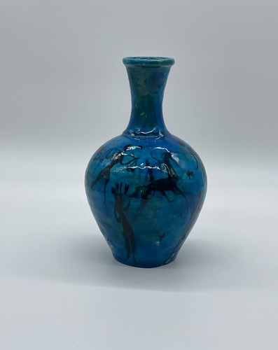 Vase ceramique vernissee decor - vase,