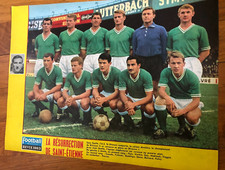 page POSTER ) équipe ASSE ST ETIENNE 1963