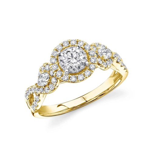 14k jaune anneau - jaune,