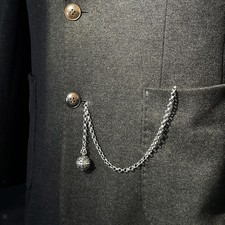 Broche à pompon pour homme, accessoire de costume décontracté, idéal pour