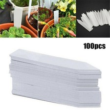 100Pcs Plante Étiquette Blanc