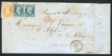 Superbe & Rare lettre de Batna